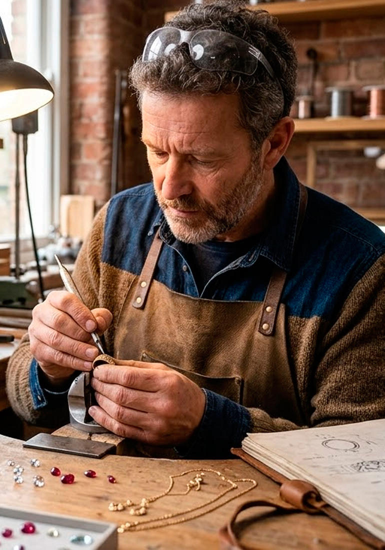 Diseñador de joyería artesanal mexicana