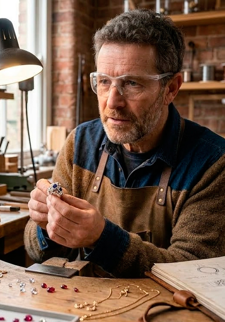 Diseñador de joyería artesanal mexicana