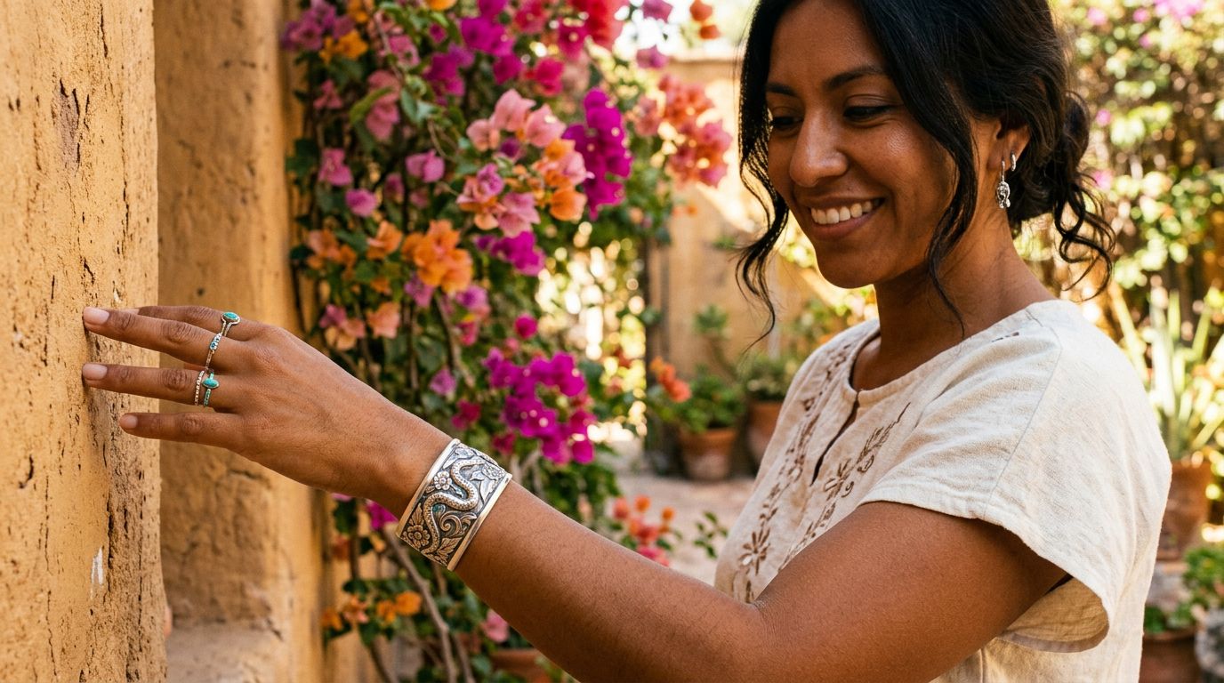 Proceso de creación de joyería artesanal en el taller de José Cerrillo